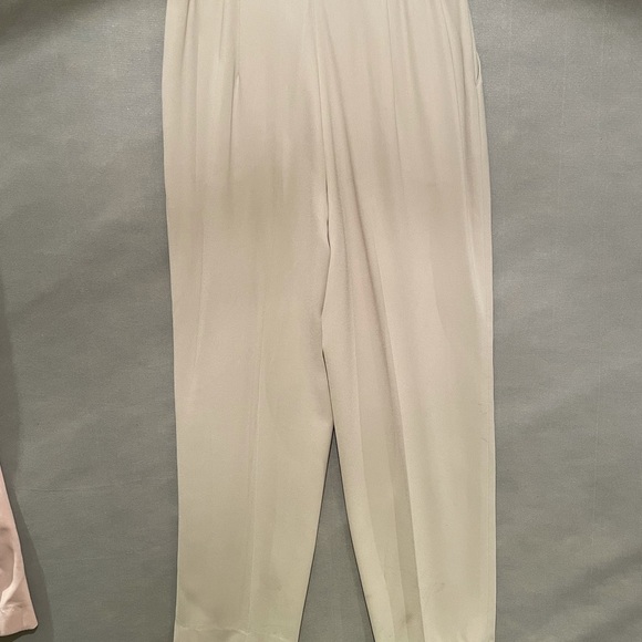 Vintage Stefi Lara light beige suitpants US10 - Picture 2 of 5